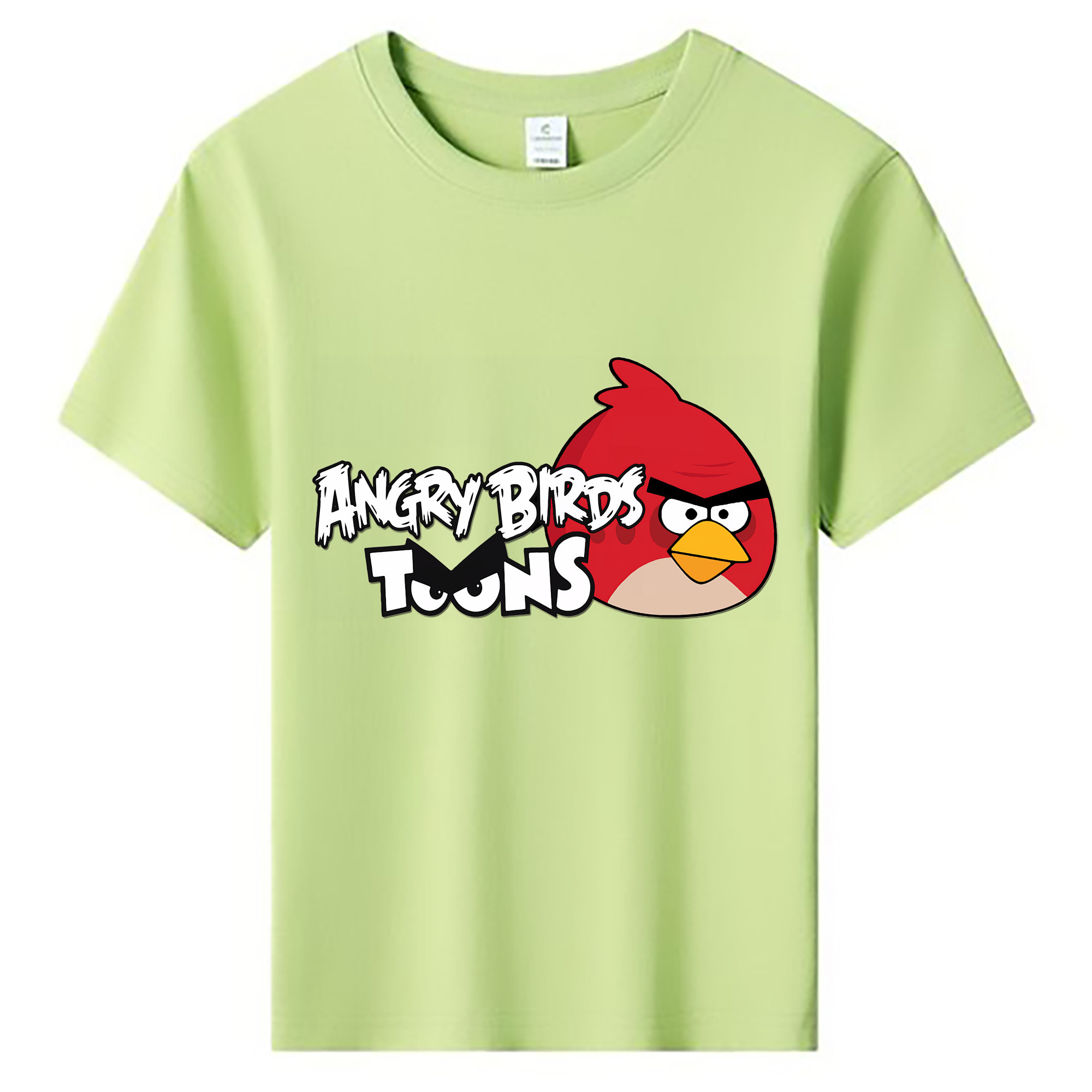 （画像用） Angry Birds アングリーバード 綿100％キッズTシャツ（フロントプリント）